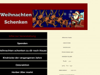 weihnachtenschenken.de Webseite Vorschau