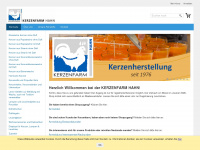 kerzenfarm-shop.com Webseite Vorschau
