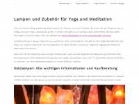 yogalampe.de Webseite Vorschau
