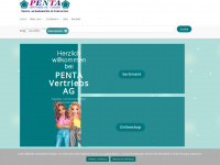 penta-vertrieb.ch Webseite Vorschau
