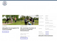 golfclub-bremerhaven.de Webseite Vorschau