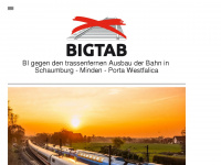 bigtab.info Webseite Vorschau