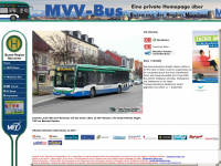 mvv-bus.de Webseite Vorschau