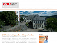 cdu-fraktion-siegen.de Webseite Vorschau
