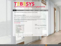 tebesys.ch Webseite Vorschau