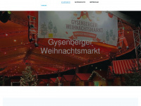 gysenbergevents.de Webseite Vorschau