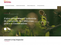 amandes.fr Webseite Vorschau