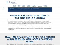 alnylam.com.br Webseite Vorschau