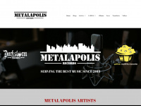 metalapolis.eu Webseite Vorschau