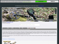 tiefenortung.com Webseite Vorschau