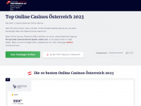 onlinecasinosoesterreich.at Webseite Vorschau