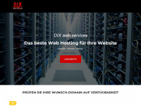 dix-webservices.com Webseite Vorschau