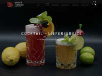 munich-cocktails.de Webseite Vorschau