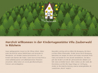 villa-zauberwald.de Webseite Vorschau