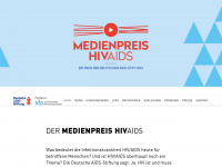 medienpreis-hiv.de Webseite Vorschau