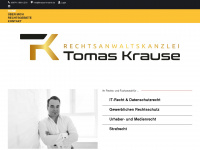 krause-it-recht.de Webseite Vorschau
