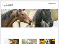 pferdepraxis-honeder.at Webseite Vorschau