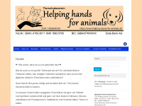 helping-hands-for-animals.at Webseite Vorschau