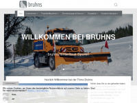 bruhns-gmbh.de Webseite Vorschau