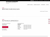 nissan-service-lepadusch-kirchheim.de Webseite Vorschau