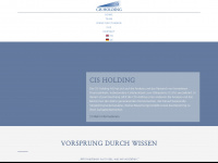 cisholding.ch Webseite Vorschau