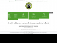 gruenberger-apotheke.de Webseite Vorschau