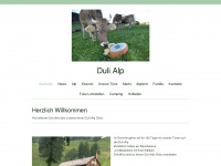 duli-alp.ch Webseite Vorschau