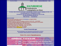 kulturkirche-ludwigshafen.de Webseite Vorschau