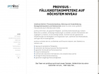 provisus.it Webseite Vorschau