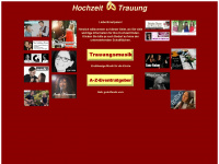 hochzeit-trauung.at Webseite Vorschau