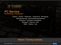 it-tommy.de Webseite Vorschau