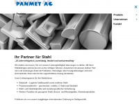 panmet.ch Webseite Vorschau