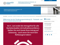 spl-publizistik.univie.ac.at Webseite Vorschau