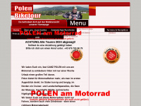 polen-am-motorrad.at Webseite Vorschau