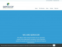 serocor.com Webseite Vorschau