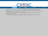 citttic.com Webseite Vorschau