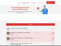 medi-stellenmarkt.de Webseite Vorschau