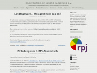 rpj-karlsruhe.de Webseite Vorschau