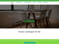 clean-clear-service.de Webseite Vorschau