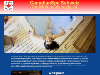 canadianspa.ch Webseite Vorschau