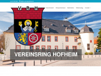 vereinsring-hofheim.de Webseite Vorschau