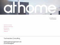 athome-fm.at Webseite Vorschau