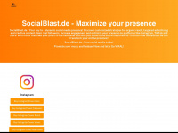 socialblast.de Webseite Vorschau