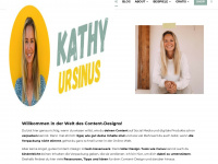 kathyursinus.de Webseite Vorschau
