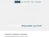 solarmaa.ch Webseite Vorschau