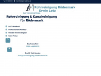 rohrreinigung-roedermark.de Webseite Vorschau