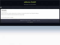 edkoms.de Webseite Vorschau
