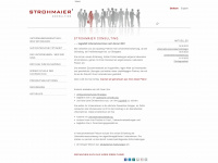 strohmaier-consulting.at Webseite Vorschau