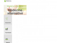 medecines-alternatives.fr Webseite Vorschau