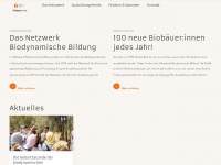 netzwerk-biodynamische-bildung.de Webseite Vorschau